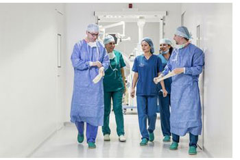 Medicover Employees in hospital environment